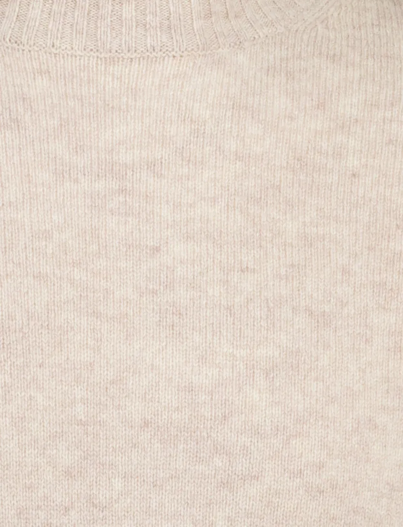 beige Born with Appetite Gregg mock trui