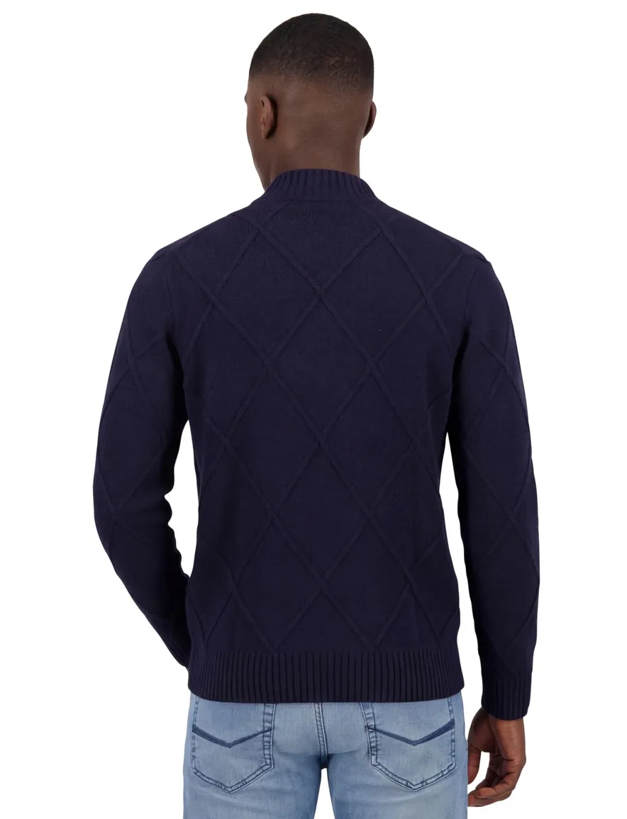 Born With Appetite turtle trui Ivar navy