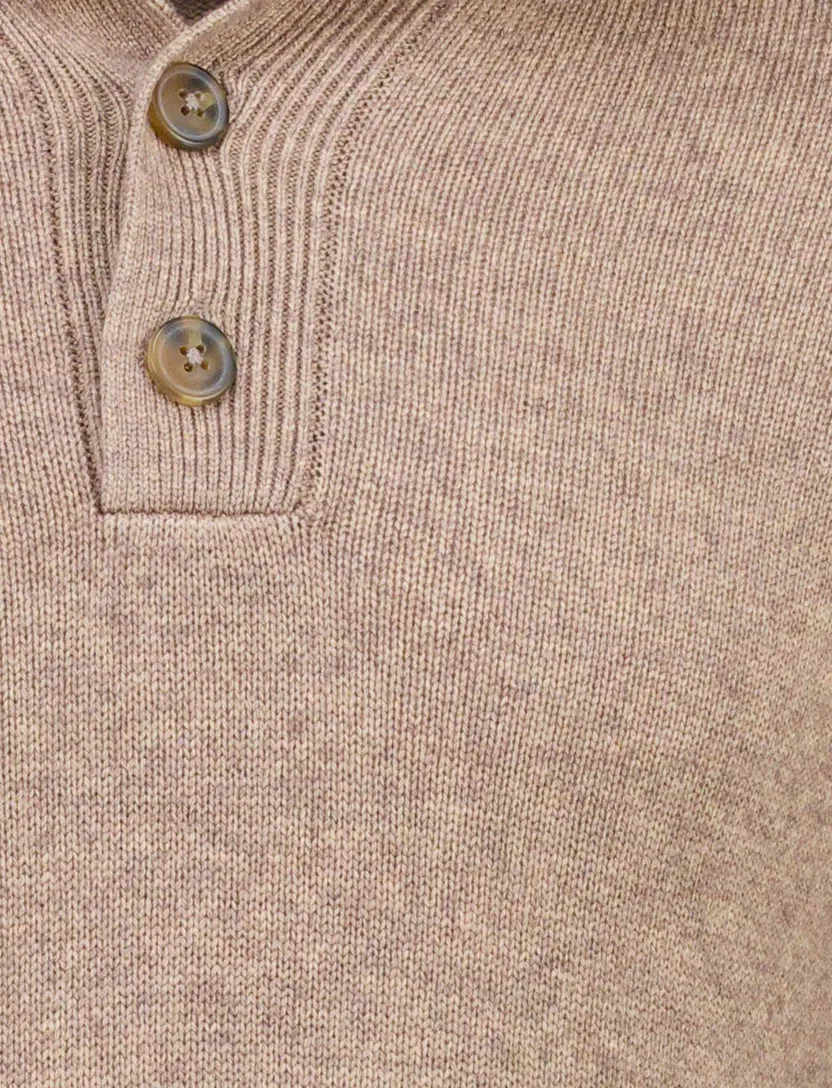 Sutton Born with Appetite half button bruin wol