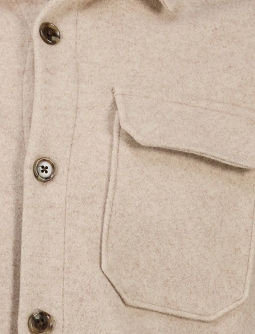 beige overshirt born with appetite wol