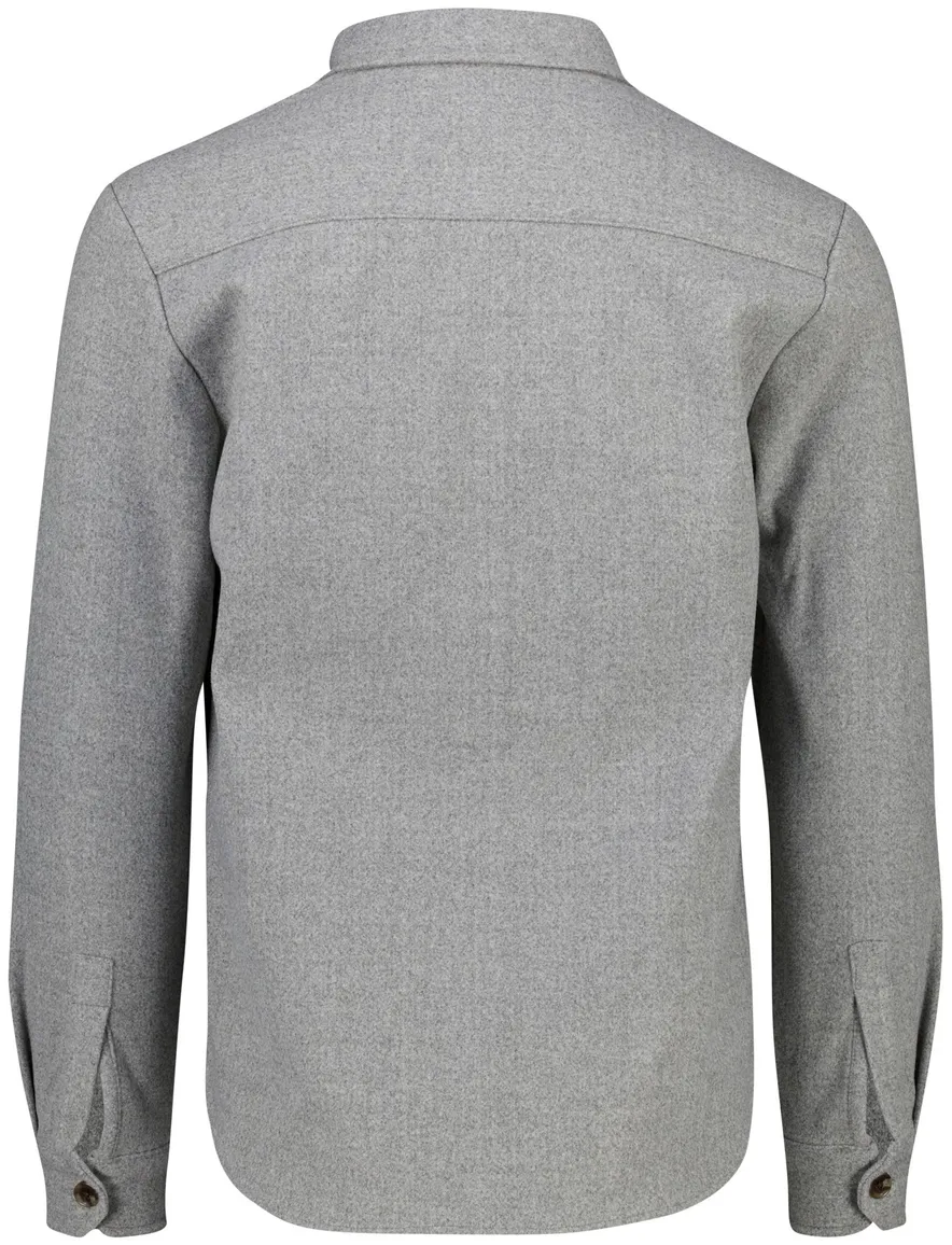 overshirt born with appetite grijs wol