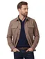 Born with appetite bruin effen overshirt normale fit