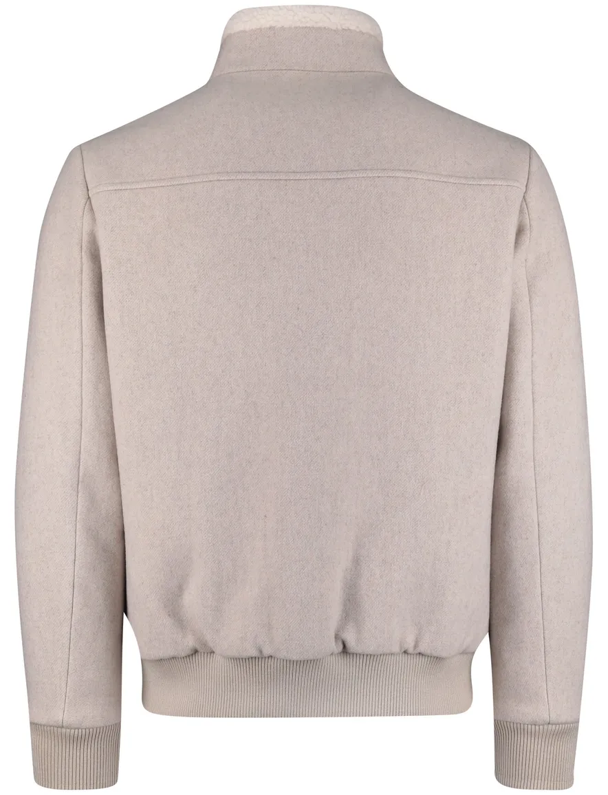 Born with appetite jas beige effen