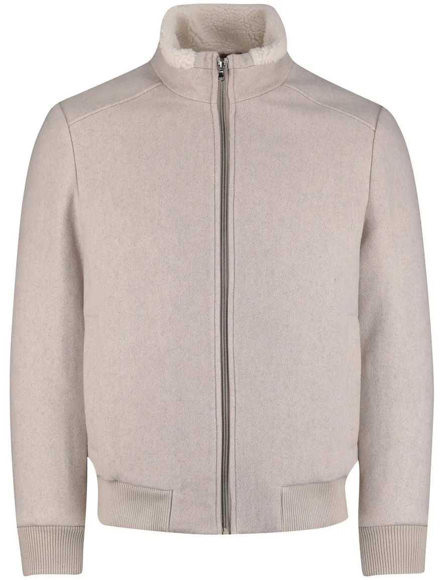 Born With Appetite tussenjas wol beige