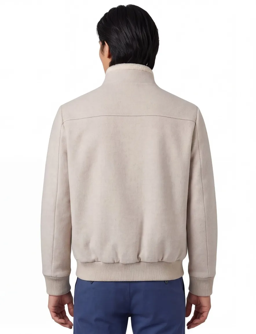 Born With Appetite tussenjas wol beige