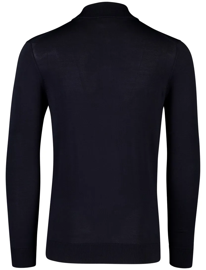 Trui Born With Appetite half zip navy
