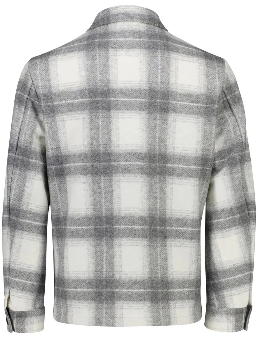 grijs geruit born with appetite overshirt