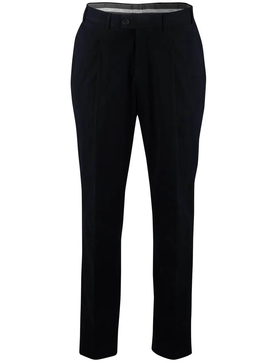 Donkerblauwe katoenen pantalon HILTL