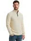 PME Legend half zip trui katoen creme