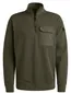PME Legend trui half zip groen