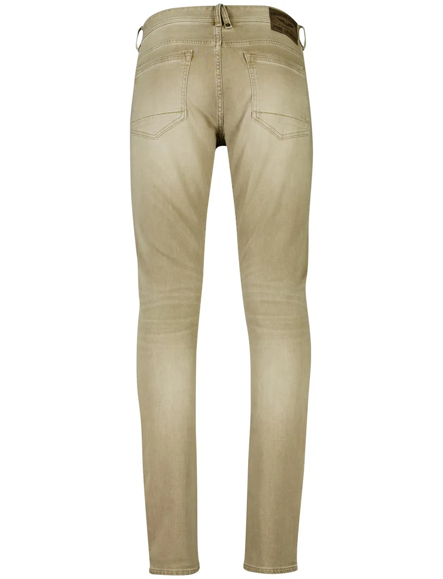 PME jeans beige effen slim fit