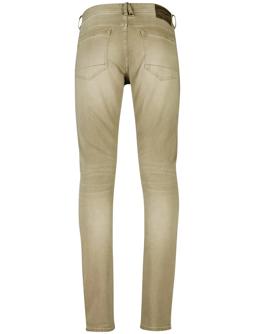 PME jeans beige effen slim fit
