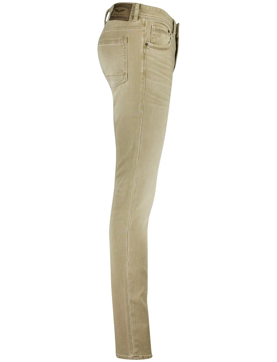PME jeans beige effen slim fit