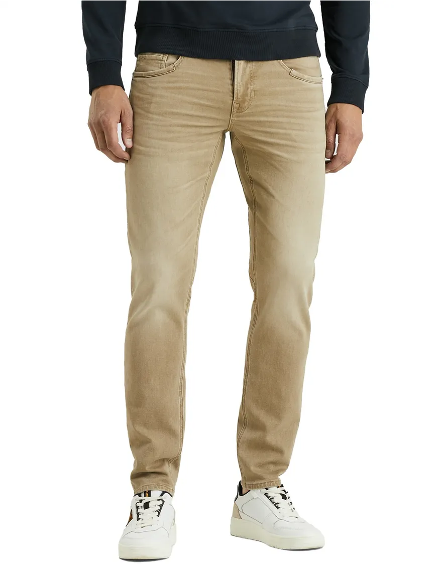 PME jeans beige effen slim fit