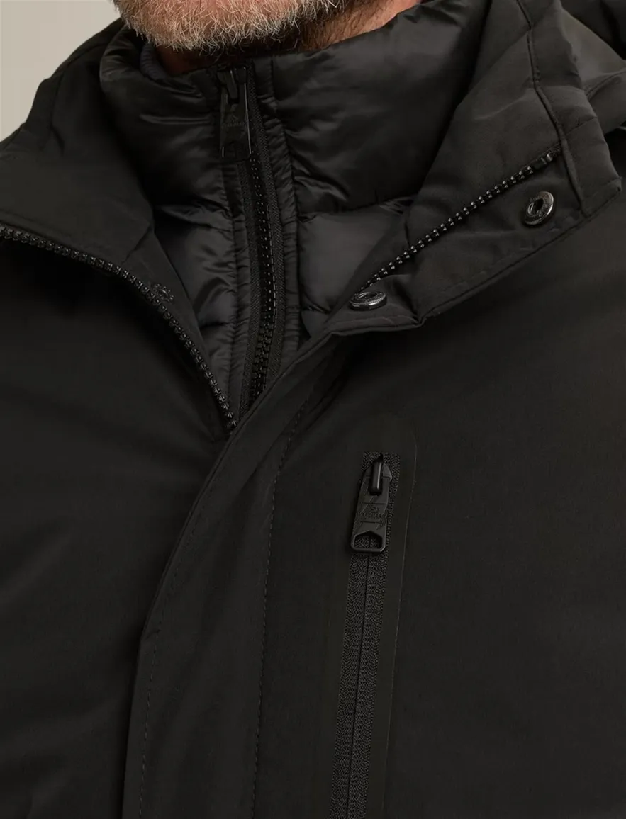 Vanguard winterjas zwart polyester