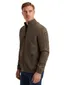 Bruin gemeleerd sweatvest Vanguard normale fit