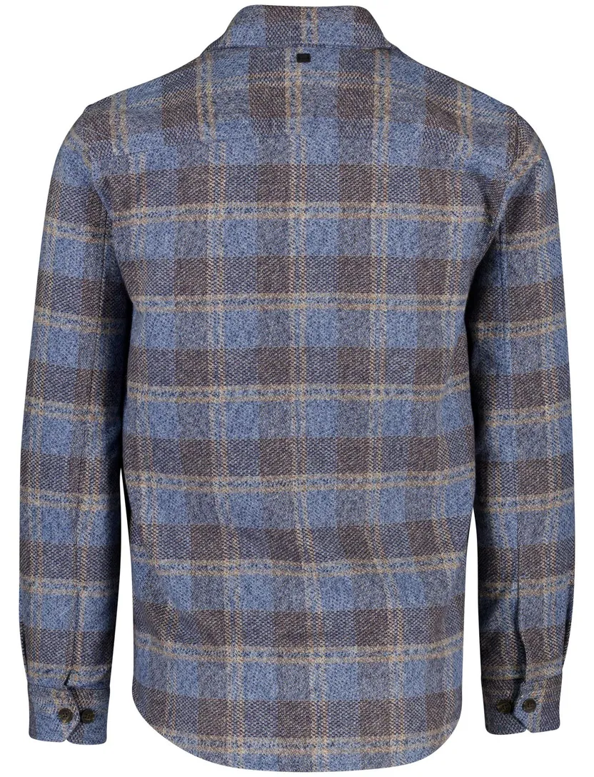 Overshirt Vanguard blauw geruit