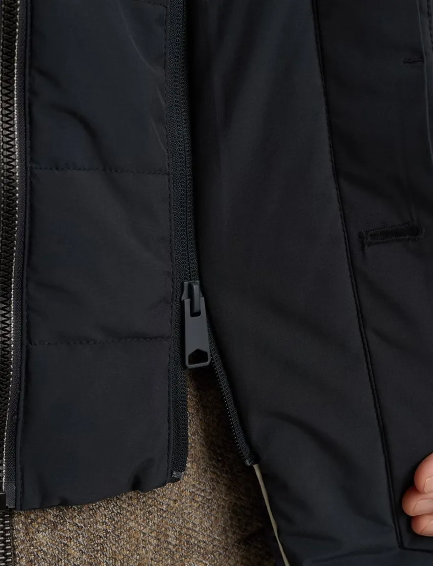 Vanguard Winterjas Donkerblauw dubbele borstzak