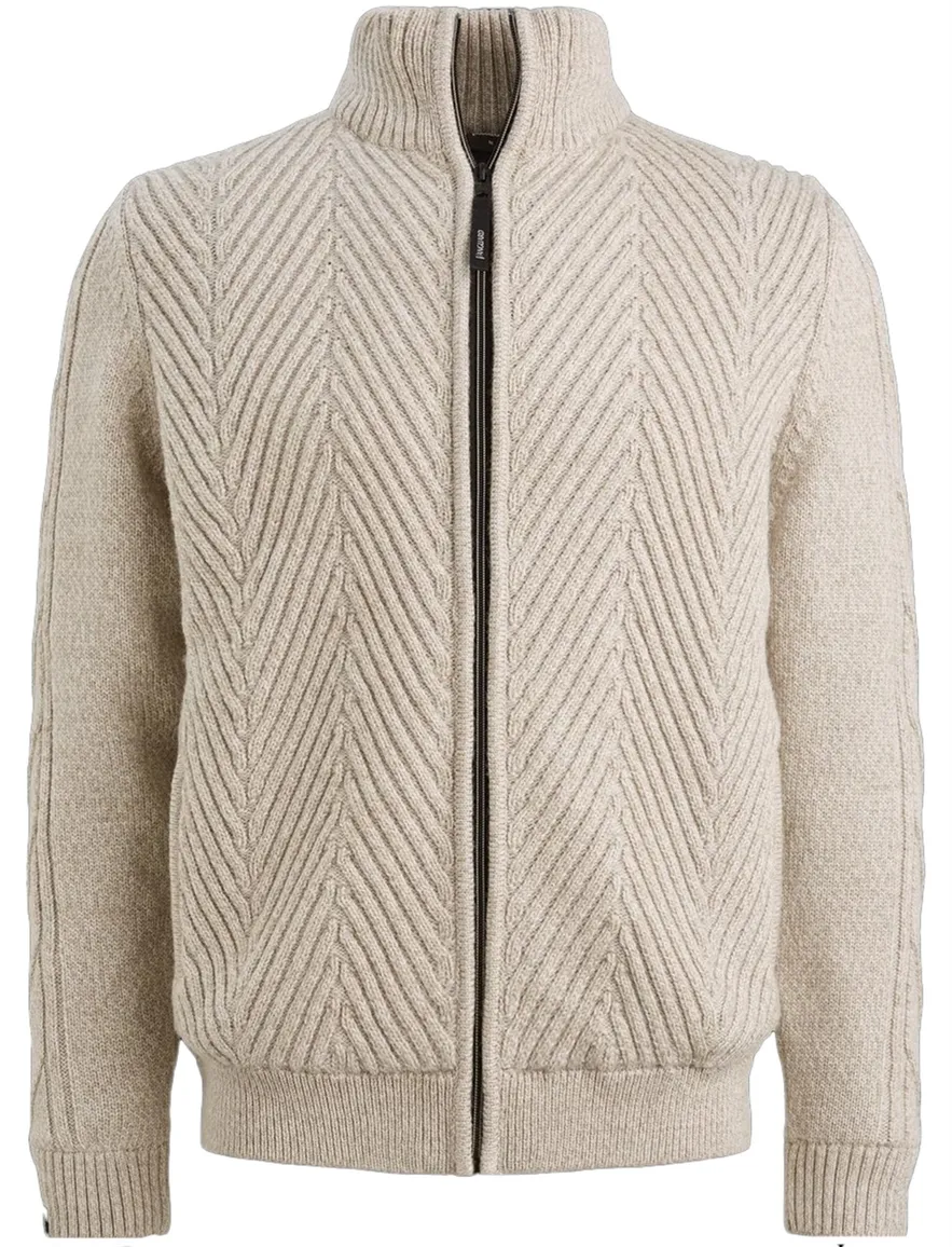 Vanguard vest beige effen