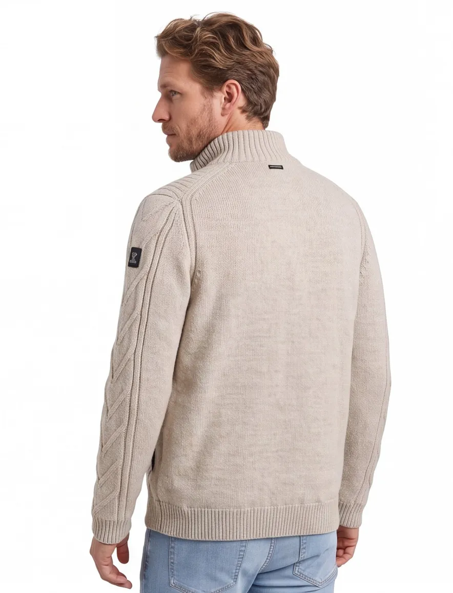 Vanguard vest beige effen