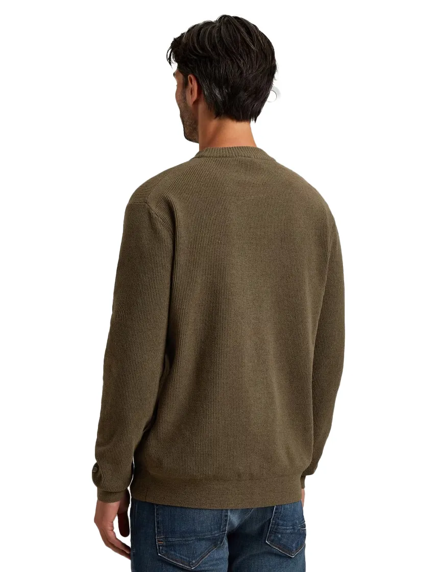 Cast Iron Slim Fit Trui bruin slim fit