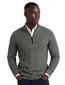 half zip trui Cast Iron met structuur groen