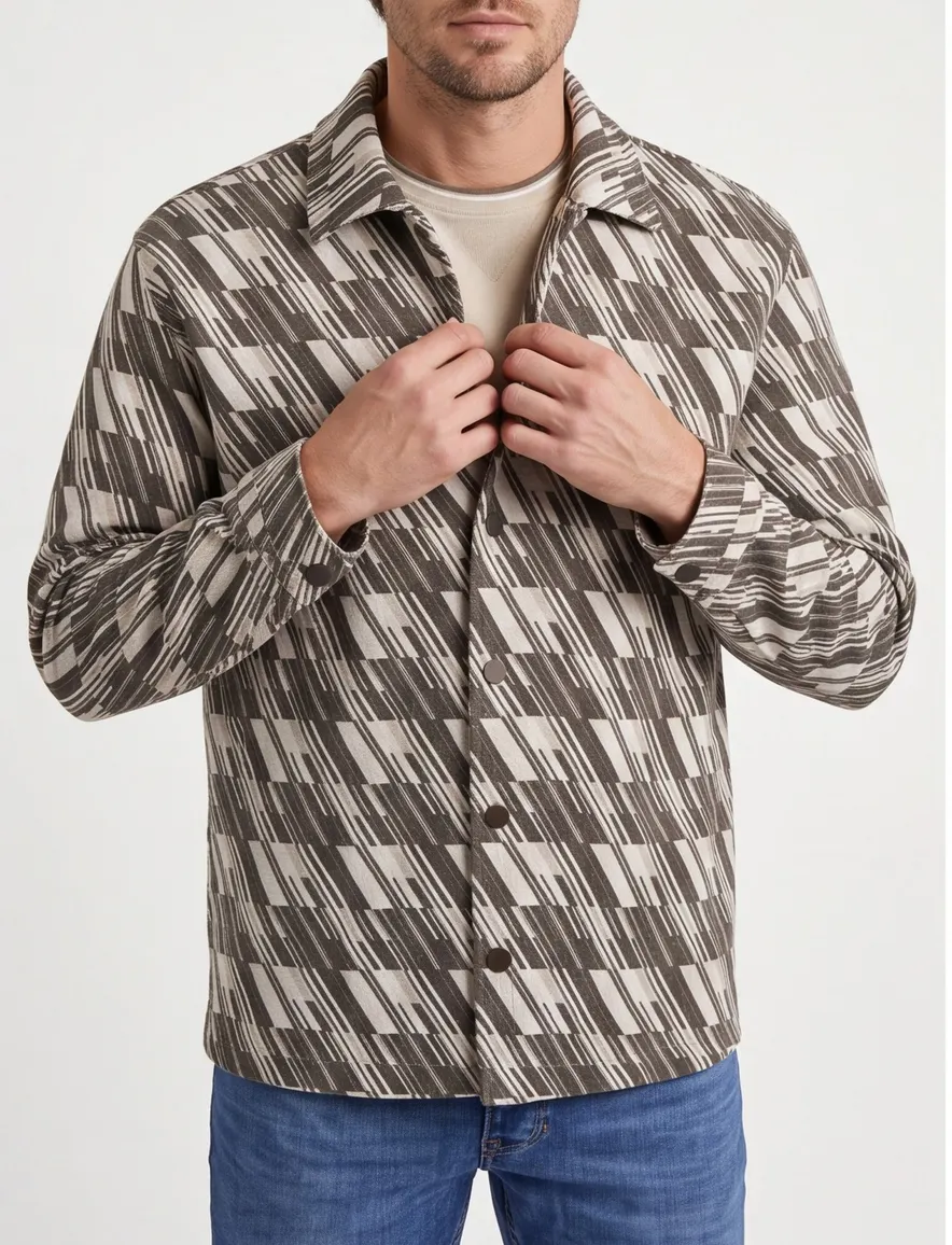 Cast Iron Overshirt khaki