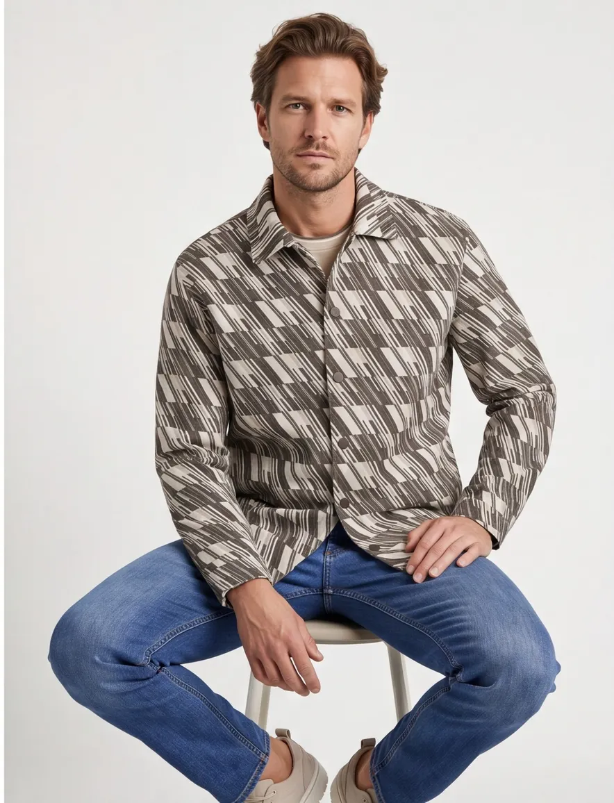 Cast Iron Overshirt khaki