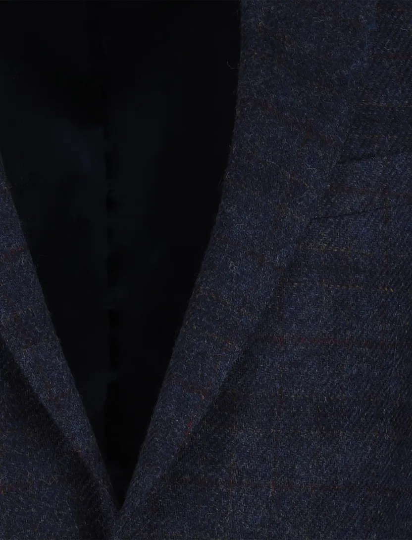 wollen colbert Magee donkerblauw