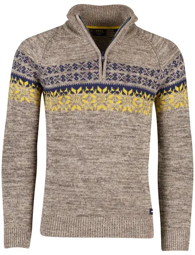 New Zealand trui New Zealand beige print katoen