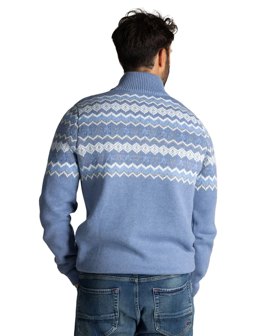 trui New Zealand blauw