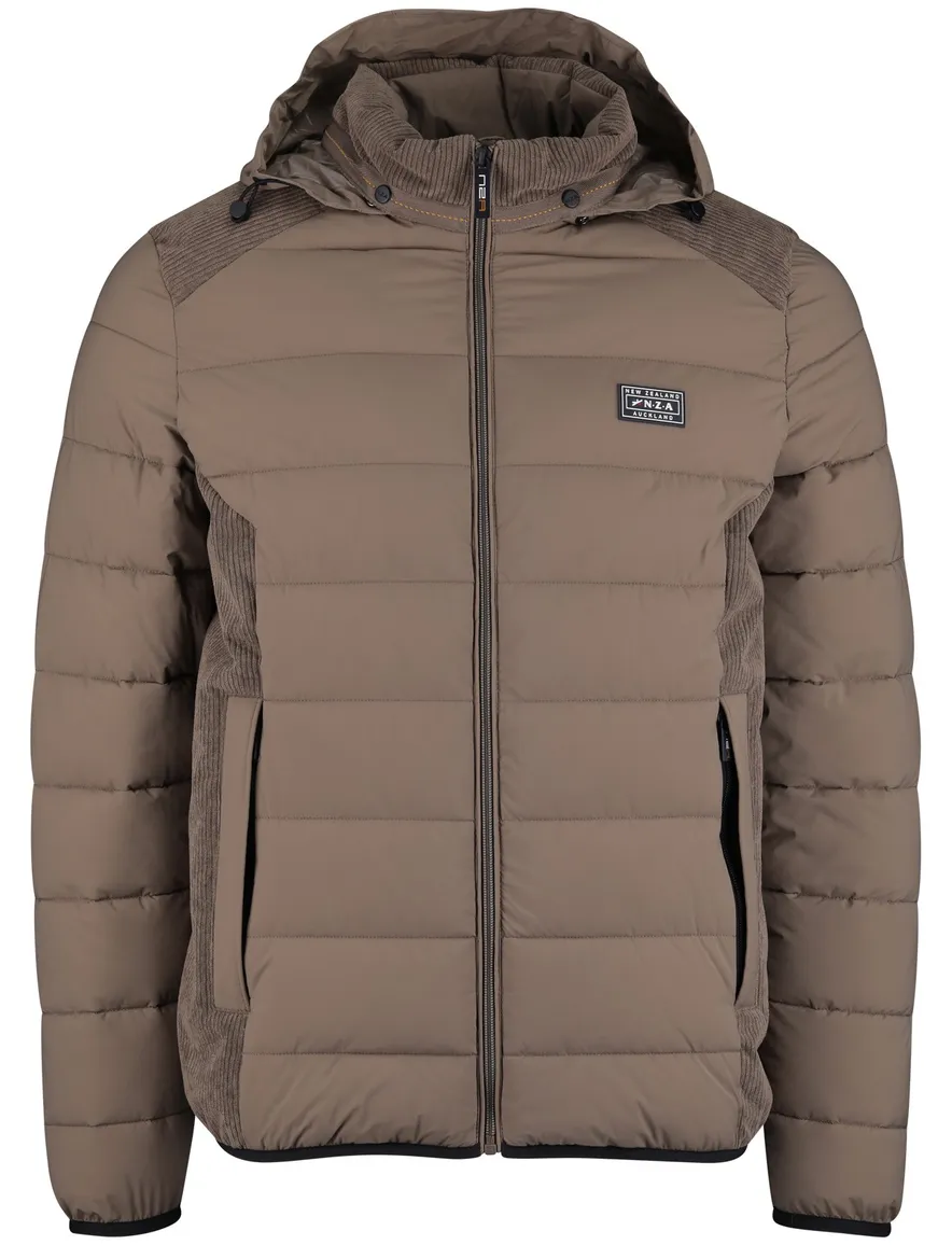 NZA jas gewatteerd bruin polyamide