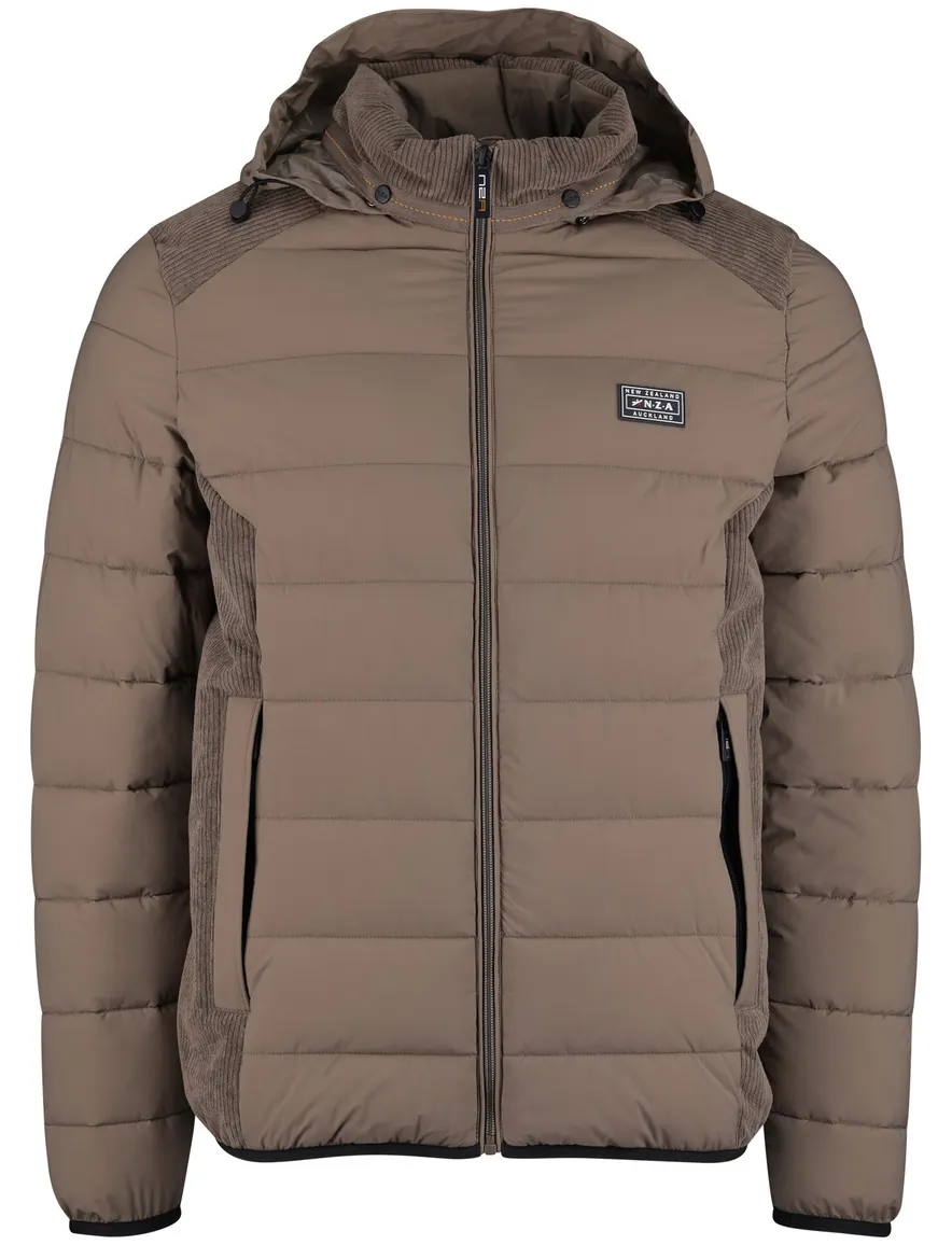 NZA jas gewatteerd bruin polyamide