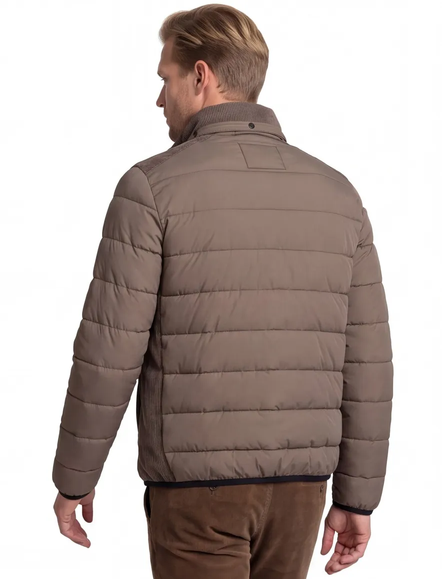 NZA jas gewatteerd bruin polyamide