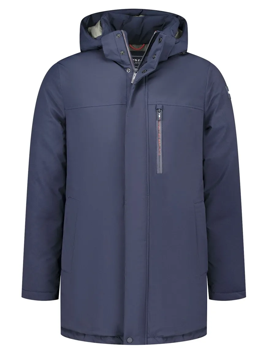 NZA jas navy effen polyamide