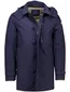 New Zealand winterjas donkerblauw normale fit waterafstotend