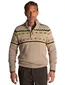 Trui New Zealand beige knopen geprint