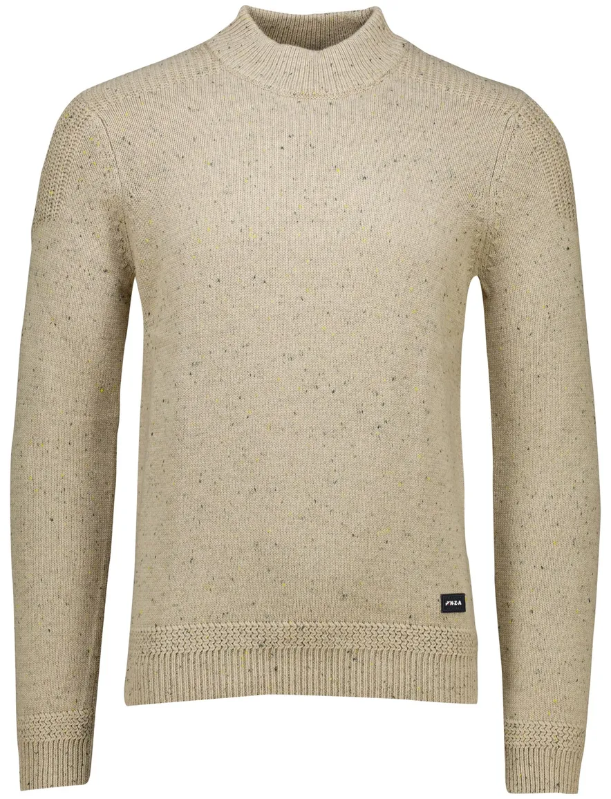 New Zealand trui Melange beige gemêleerd