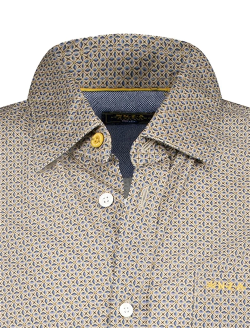 casual overhemd New Zealand beige