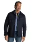 NZA overshirt navy gemêleerd regular fit wol