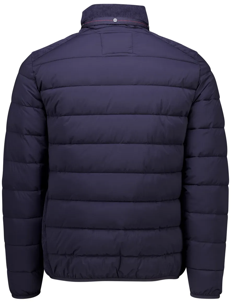 New Zealand winterjas donkerblauw normale fit gewatteerd