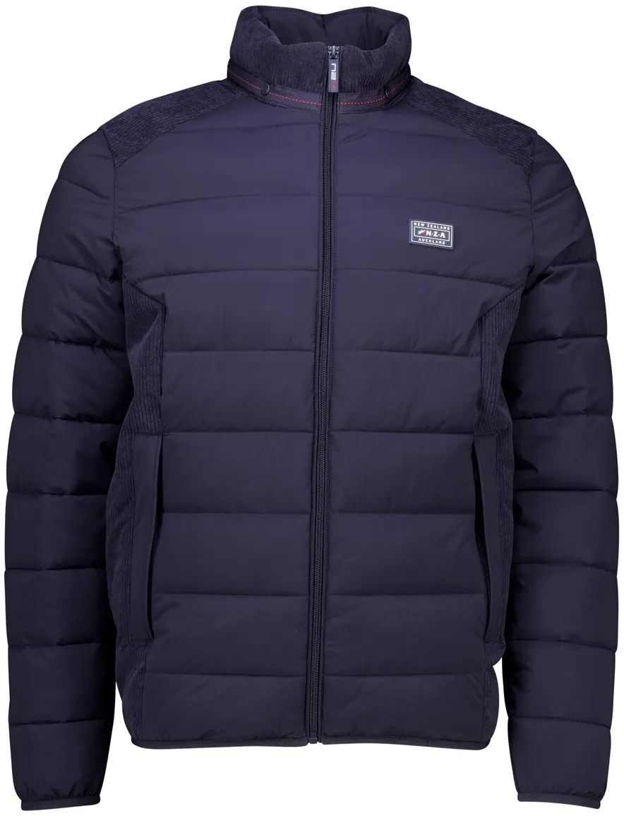 New Zealand winterjas donkerblauw normale fit gewatteerd