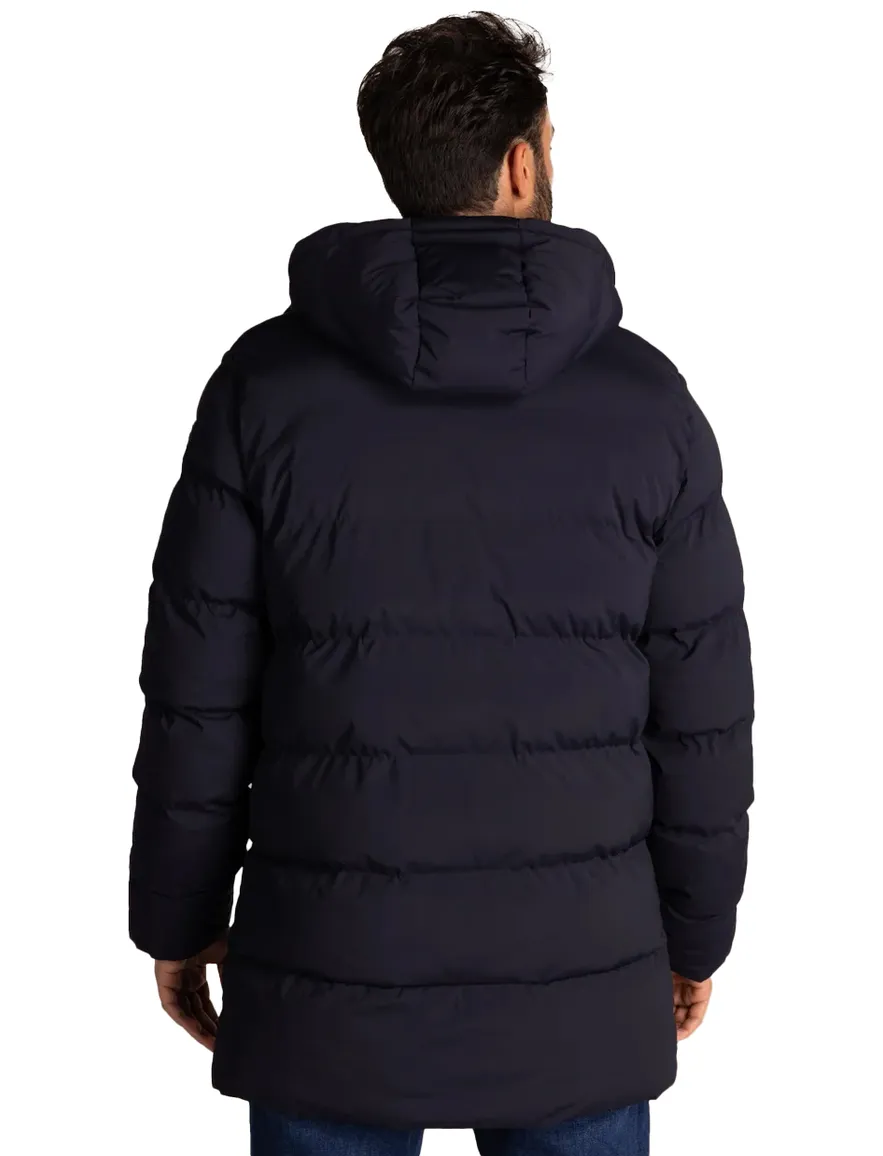 New Zealand winterjas donkerblauw gewatteerd