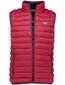 New Zealand effen rood bodywarmer normale fit