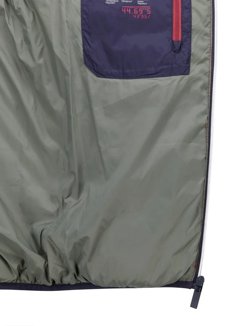 New Zealand effen rood bodywarmer normale fit