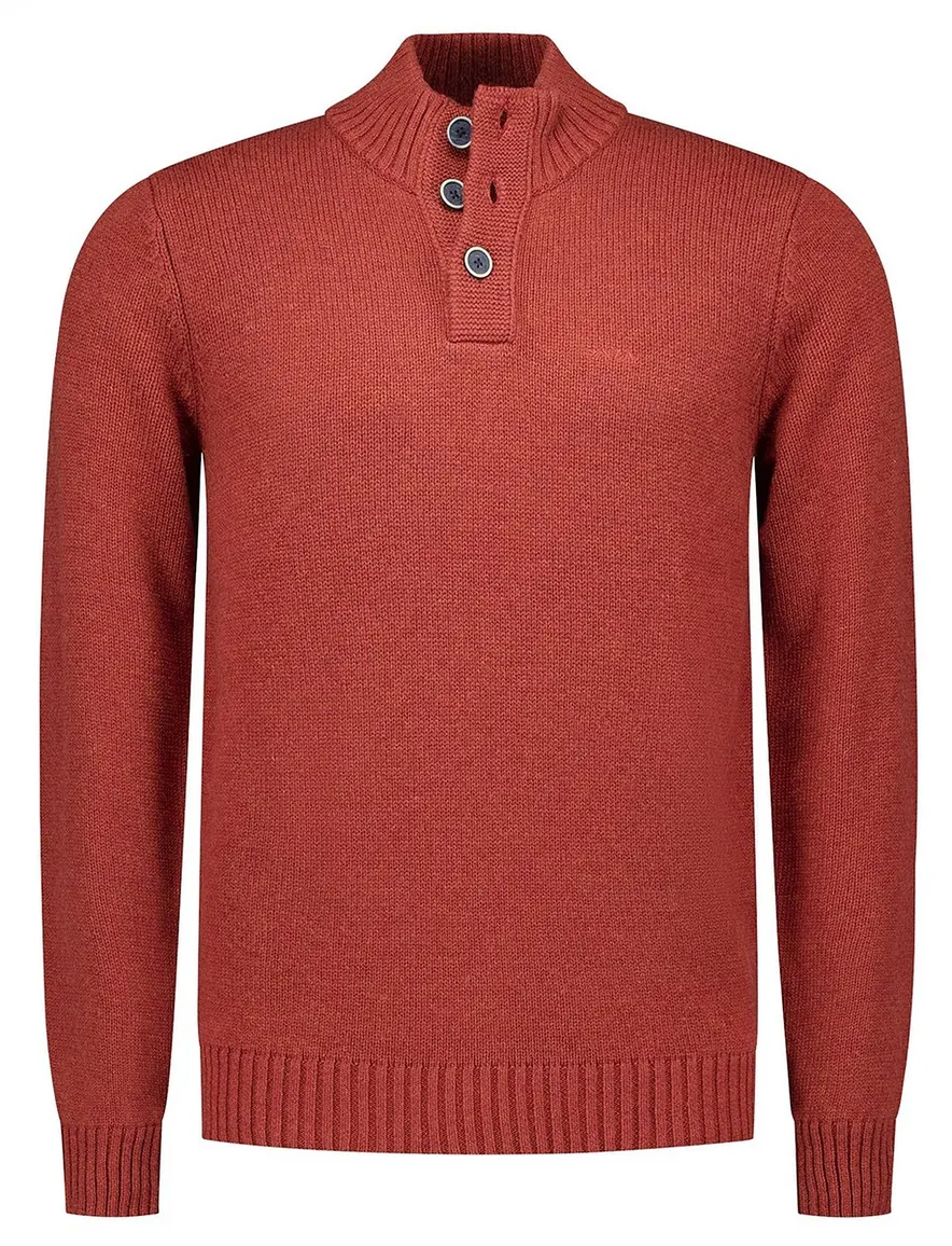 NZA trui rood gebreid