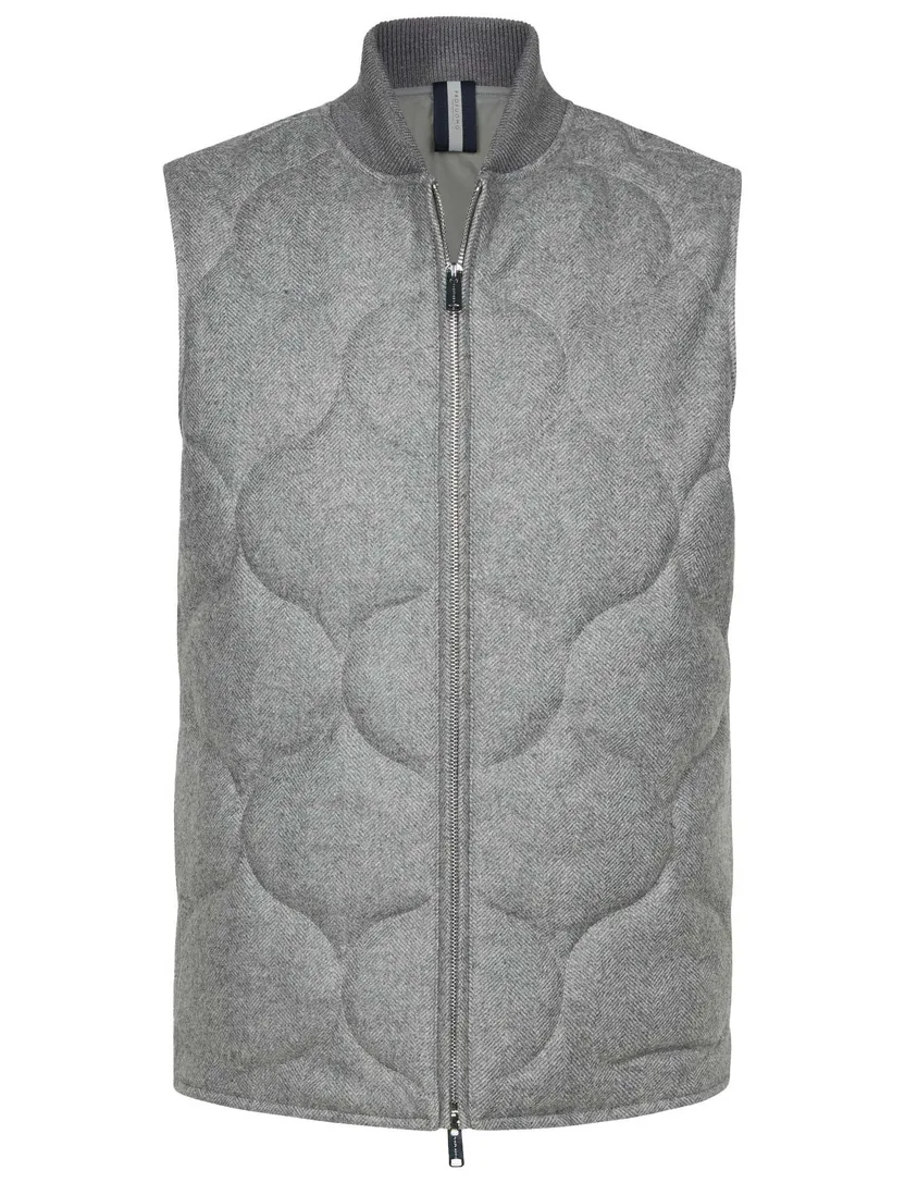 bodywarmer Profuomo grijs wol