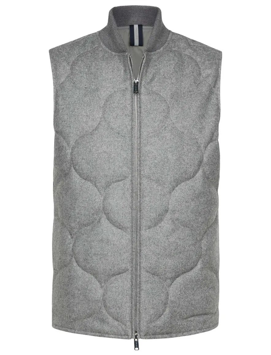 Profuomo bodywarmer grijs wol
