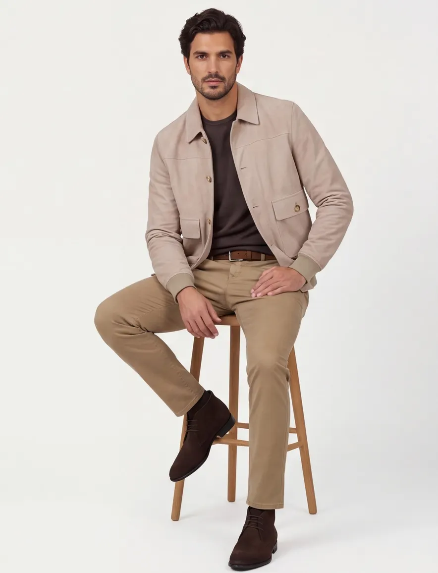 tussenjas beige Profuomo