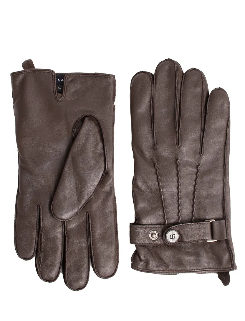 Handschoenen Tresanti bruin katoen